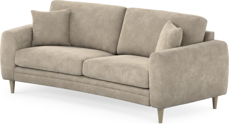 Eden - 2,5-sits soffa svängd - Beige