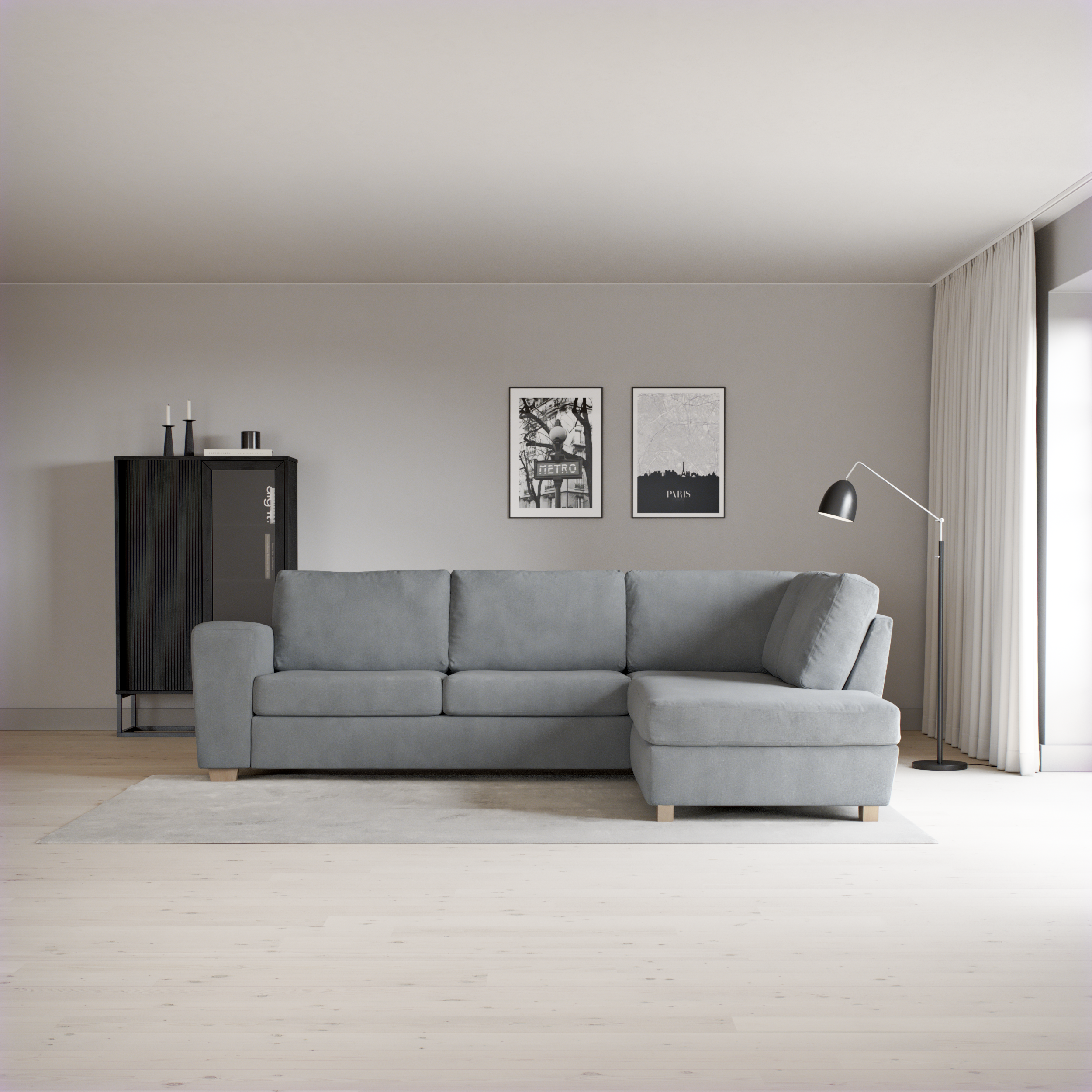 Friday - 2,5-sits soffa med divan höger - inspiration