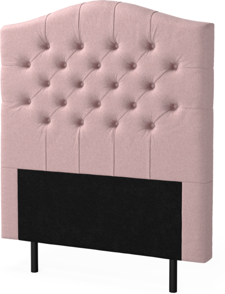 New York välvd - Sänggavel, 90-210 cm - Rosa