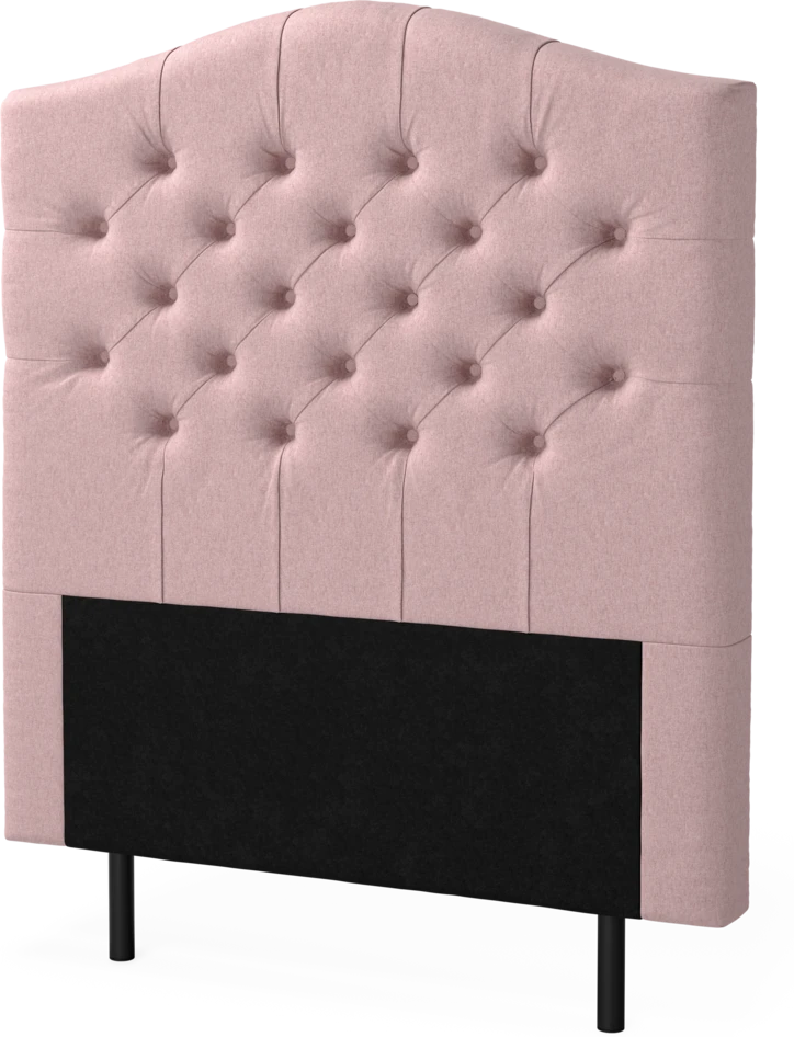 New York välvd - Sänggavel, 90-210 cm - Rosa