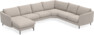 Madison - Hörnsoffa med schäslong vänster - Beige