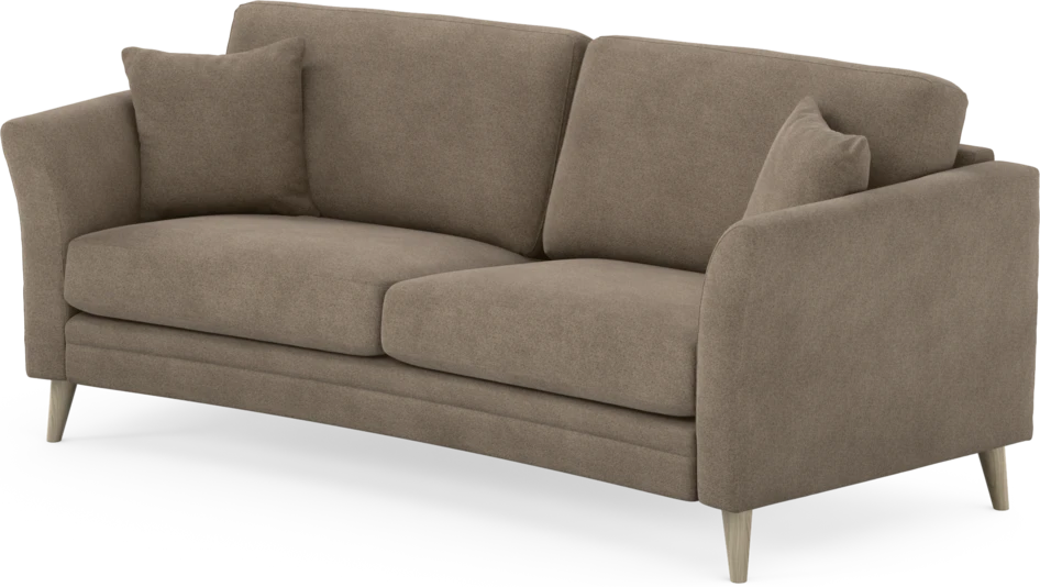 Eden - 2,5-sits soffa svängd - Brun