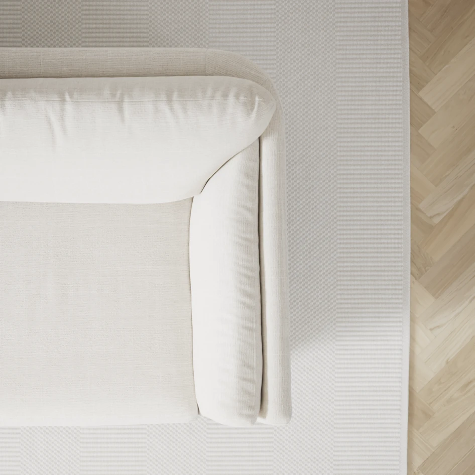 Madison Lux - Hörnsoffa 2+3-sits, hörn 1 - Vit