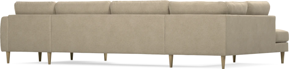 Bridge - 3-sits soffa med divan vänster och schäslong höger - Beige