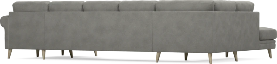 Eden - 3-sits soffa med divan vänster och schäslong höger - Grå