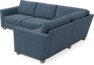 Friday - Hörnsoffa, 2,5+1,5-sits - Blå