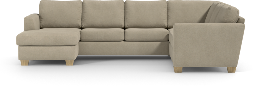 Friday - Hörnsoffa, 3+2-sits med schäslong vänster - Beige