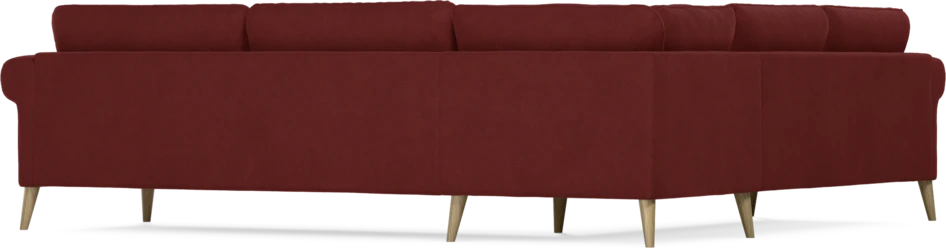 Bridge - Hörnsoffa, 2+3-sits - Röd