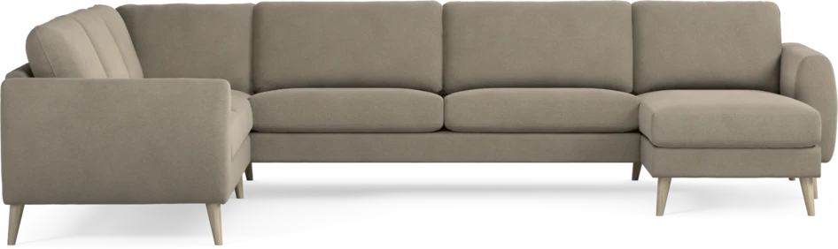Bridge - Hörnsoffa, 2+3-sits med schäslong höger - Beige