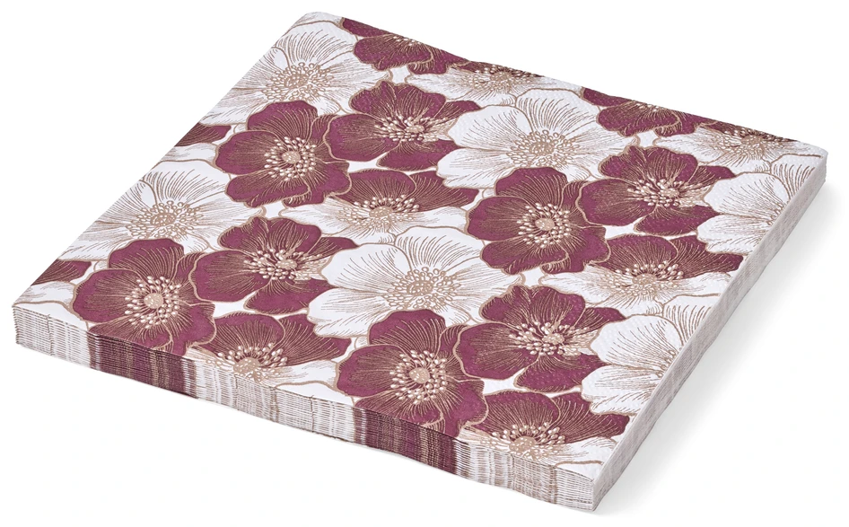Vivienne - Servett, 33x33 cm, 20-pack - Rosa