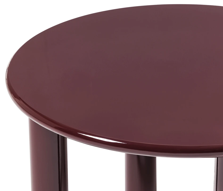 Winni - Soffbord, Ø 72 H 45 cm - Röd