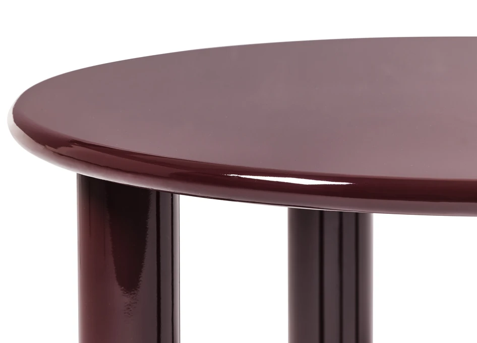 Winni - Soffbord, Ø 72 H 45 cm - Röd