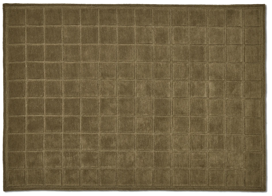 Gino - Ullmatta, 160x230 cm - Grön
