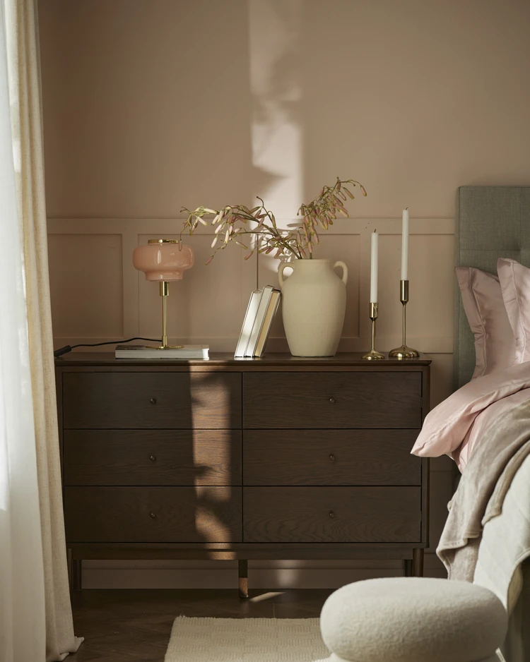 Tova - Byrå med 6 lådor, 120x42x80 cm - inspiration
