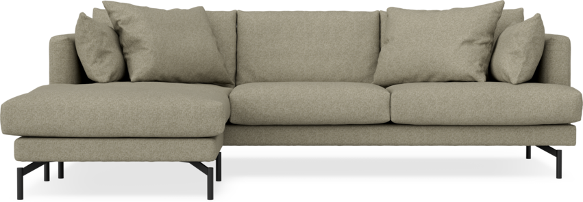 Harper - 4-sits med schäslong vänster - Beige