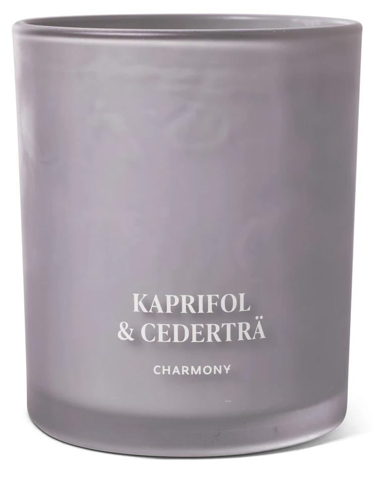 Charmony - Doftljus, brinntid 41 h, 290 gr - Grå