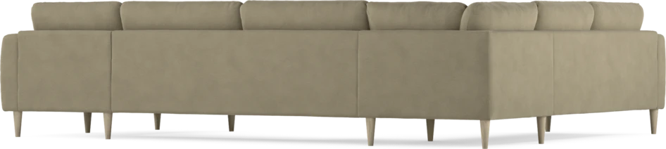 Bridge - Hörnsoffa, 2+3-sits med schäslong höger - Beige