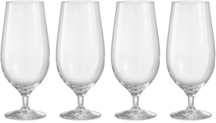 Beer, Ölglas 4-pack,H 19,5 B 8,5cm 60 cl