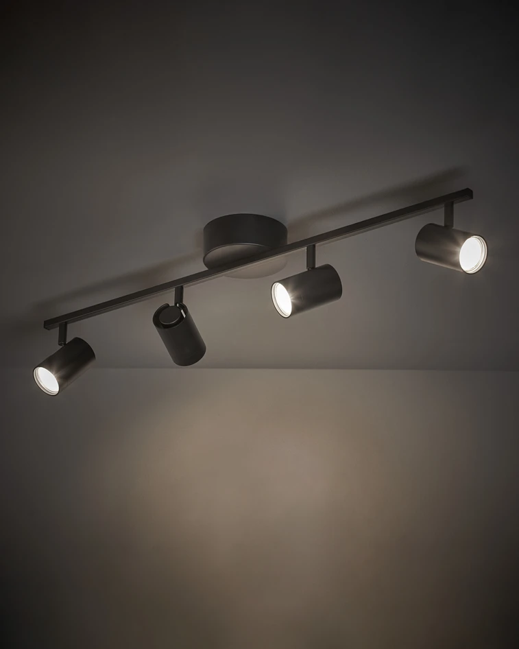 Denver - Taklampa L80 B12 cm - Svart