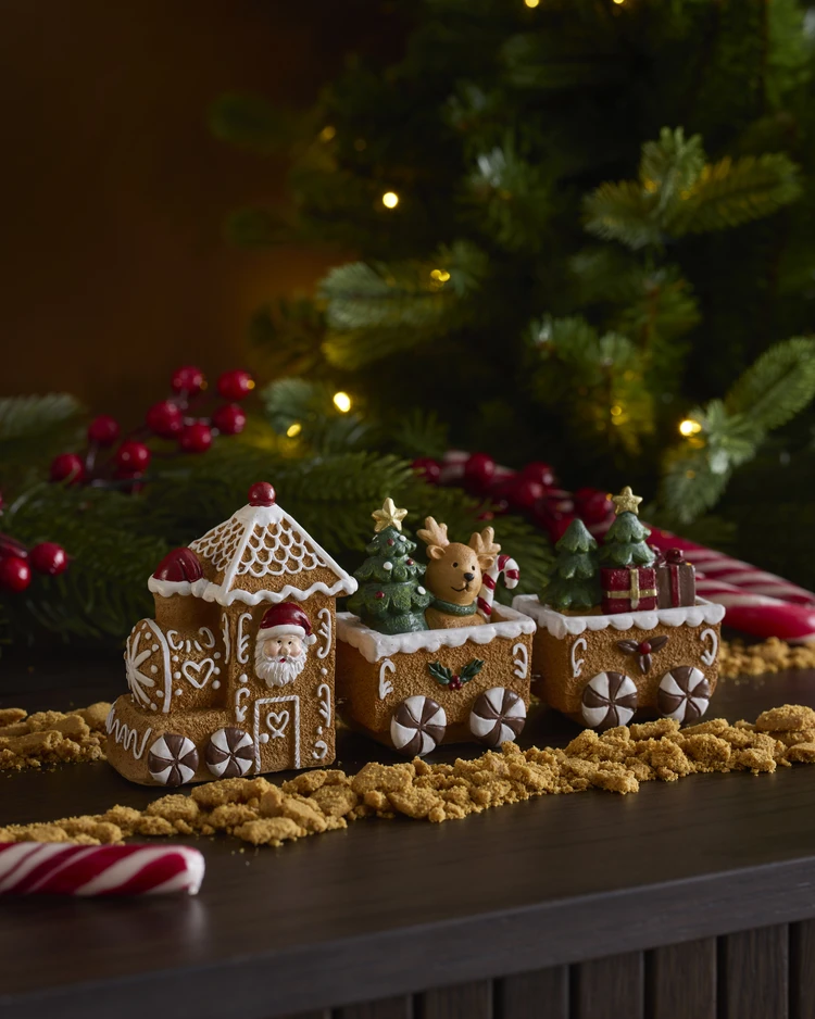 Pepparkakståg - Pepparkakståg, L20,5 H9 cm - inspiration