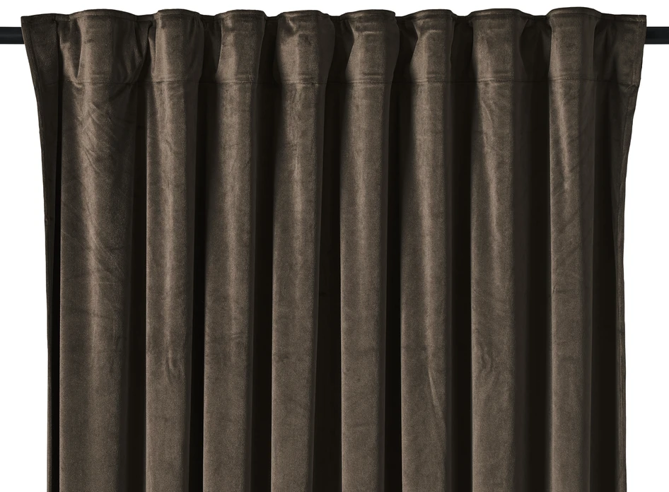 Gabrielle  - Gardin, 2-pack, 135x250 cm - Brun