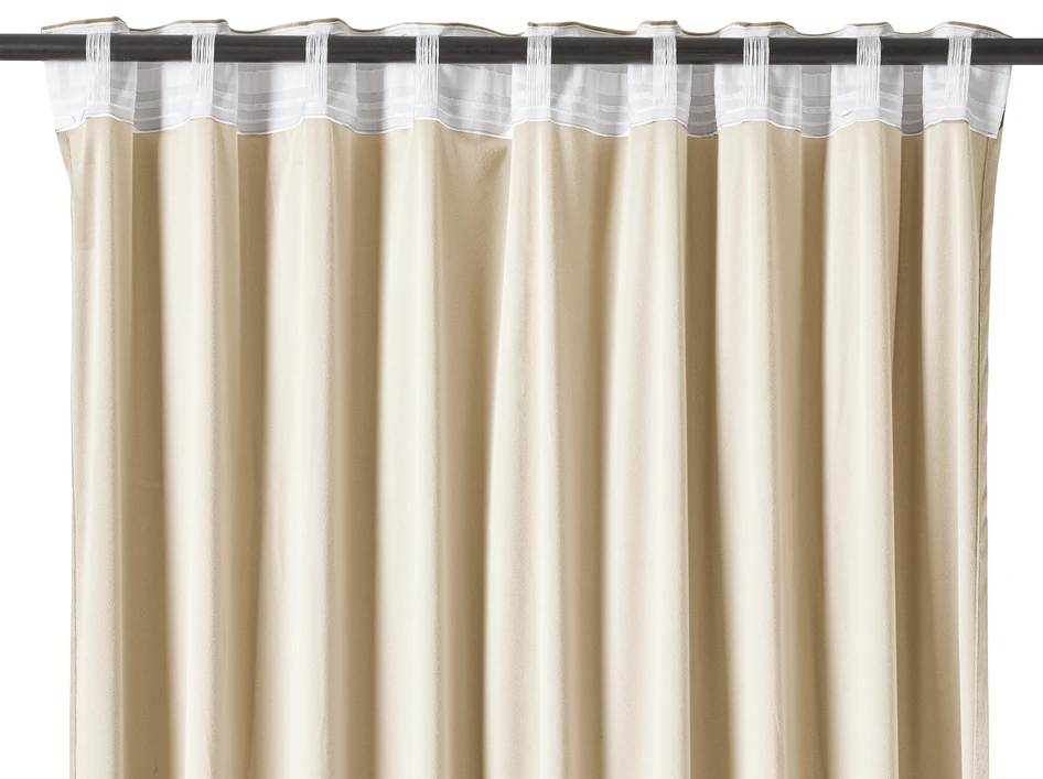 Gabrielle  - Gardin, 2-pack,135x250 cm - Vit