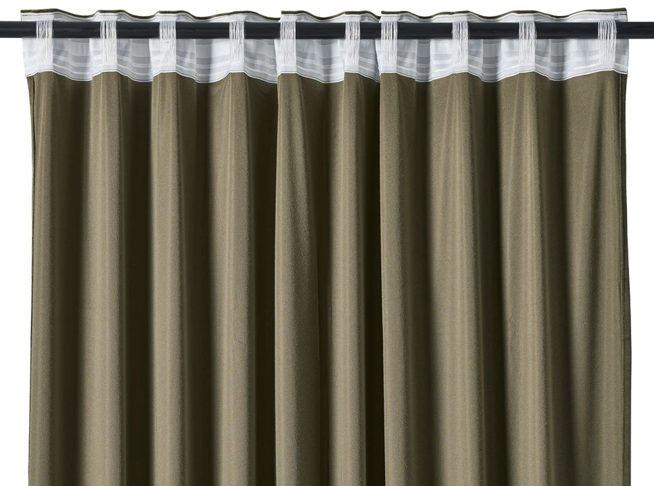 Gabrielle  - Gardin, 2-pack, 135x250 cm - Grön
