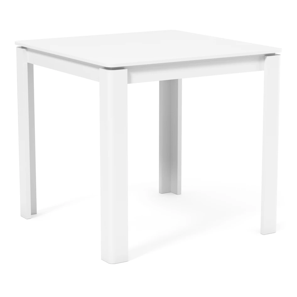 Mori - Matbord, 80x80x75 cm - Vit