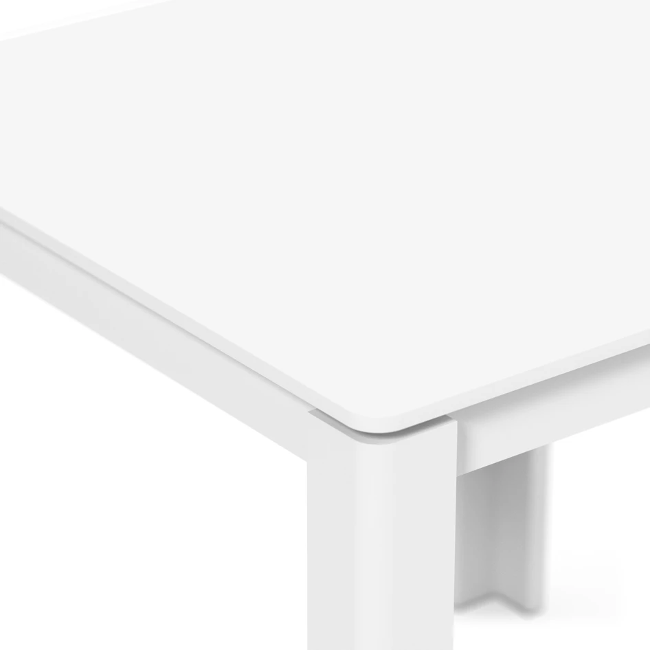 Mori - Matbord, 80x80x75 cm - Vit