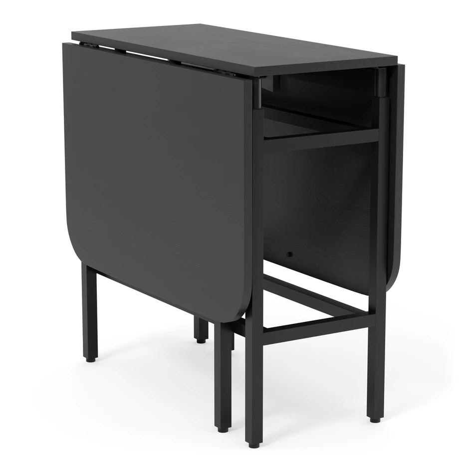 Uppland - Matbord, L 27-147 cm - Svart