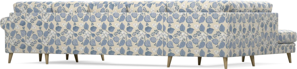 Eden - 3-sits soffa med divan vänster och schäslong höger - Flerfärgad