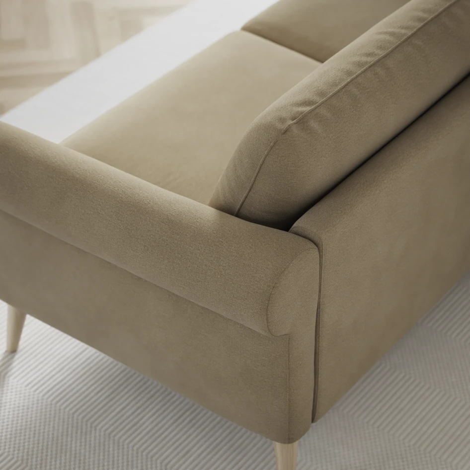 Bridge - 3-sits soffa med schäslong vänster och divan höger - Beige