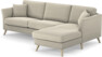 Eden - 2,5-sits soffa med schäslong - Beige