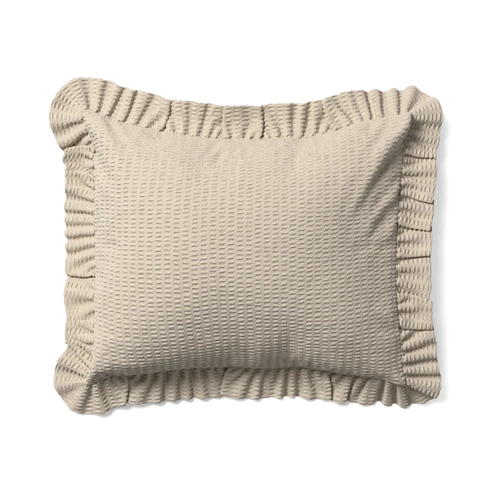 Becka, Örngott i bäckebölja med volang, 50x60 cm