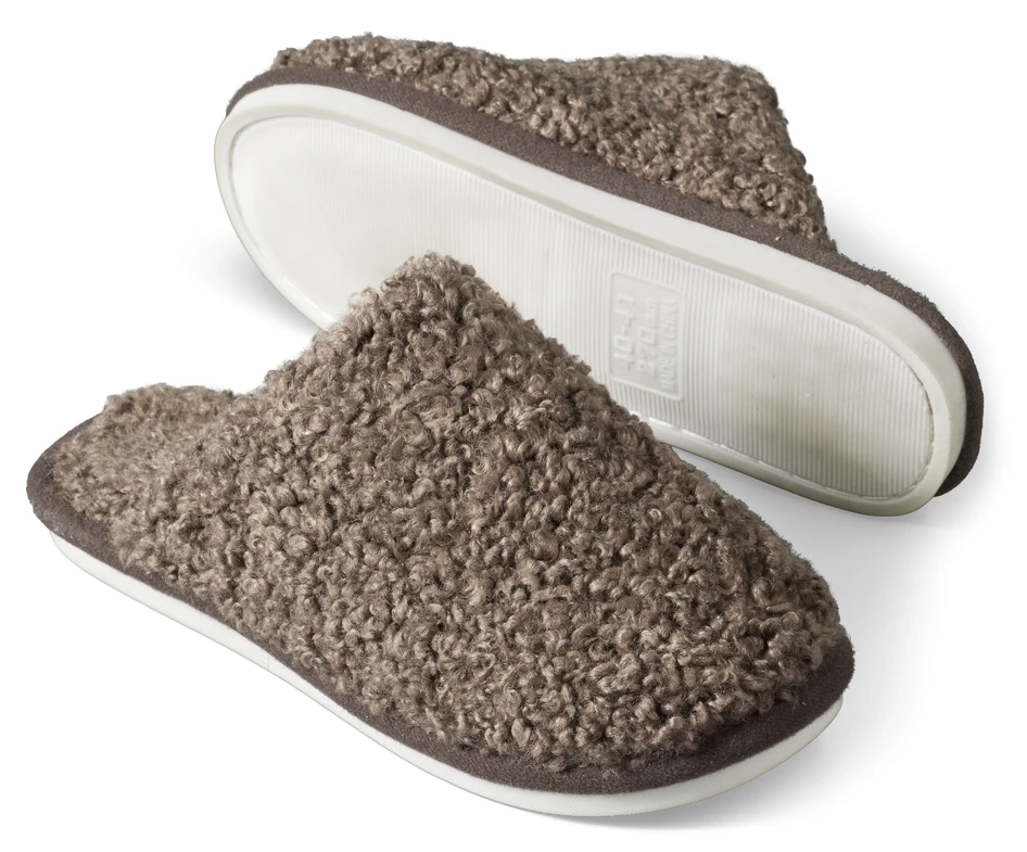 Curly - Tofflor bruna, stl. 39-40, 1 par - Brun