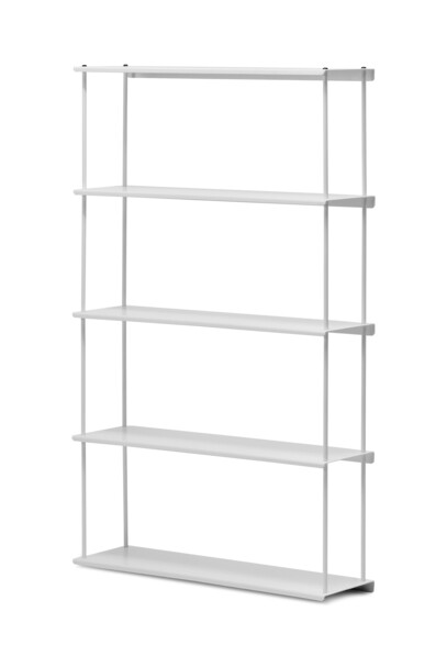 Elton - Vägghylla, 40x12x64 cm - Vit