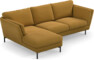 Madison Lux - 2-sits soffa med schäslong vänster - Gul