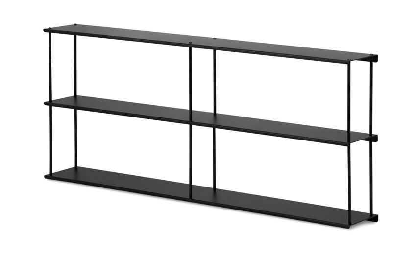 Elton - Vägghylla, B 80 cm - Svart