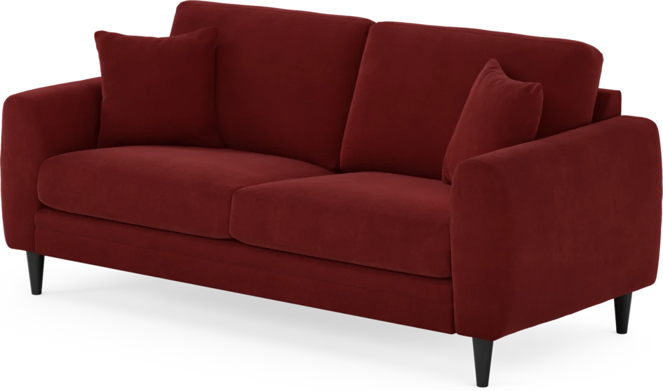 Eden - 2,5-sits soffa - Röd
