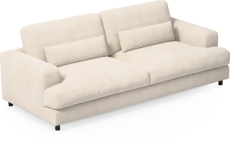Noma - 4-sits soffa - Vit