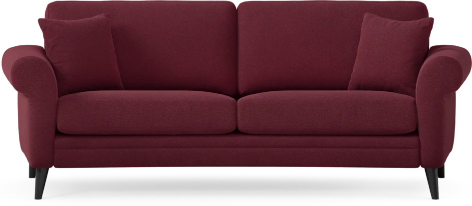 Eden - 2,5-sits soffa svängd - Röd