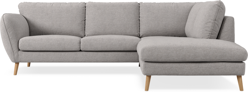 Madison - 2-sits soffa med divan höger - Beige