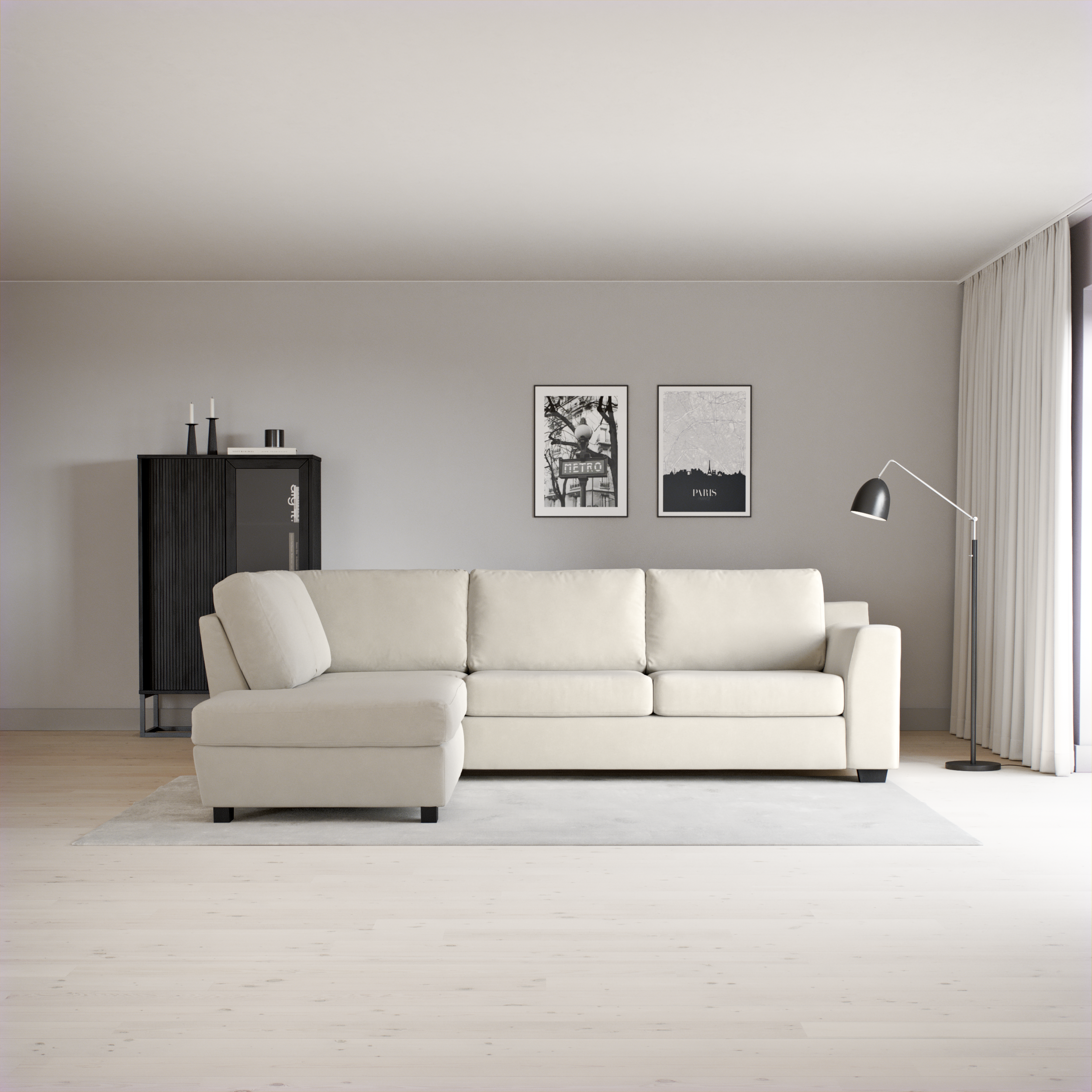Friday - 2,5-sits soffa med divan vänster - inspiration