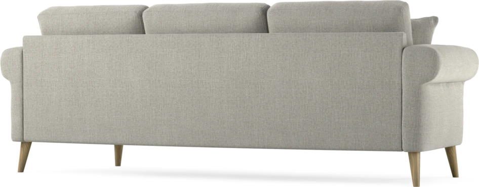 Eden - 3-sits soffa svängd - Grå