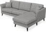 Eden - 2,5-sits soffa med schäslong - Grå