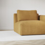 Free - 1,5-sits med armstöd höger - Gul