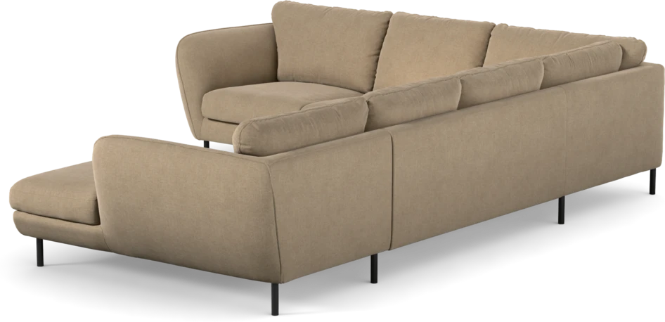 Madison Lux - Hörnsoffa med schäslong höger - Beige