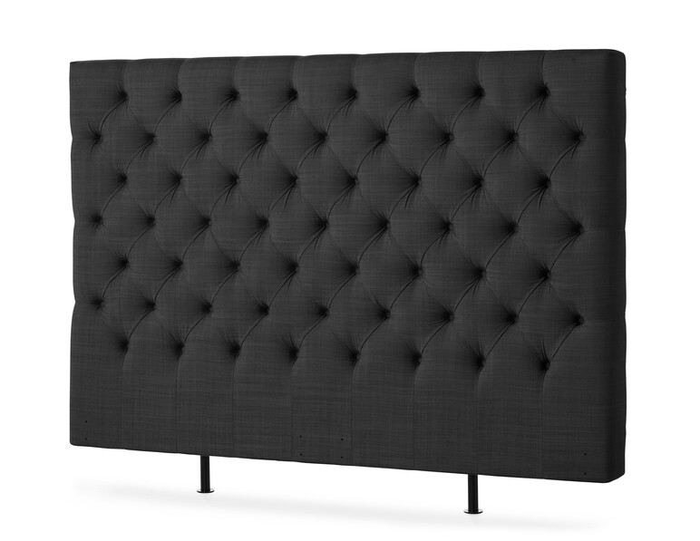 Avon XL pikerad - Sänggavel, B 160-210 cm - Svart
