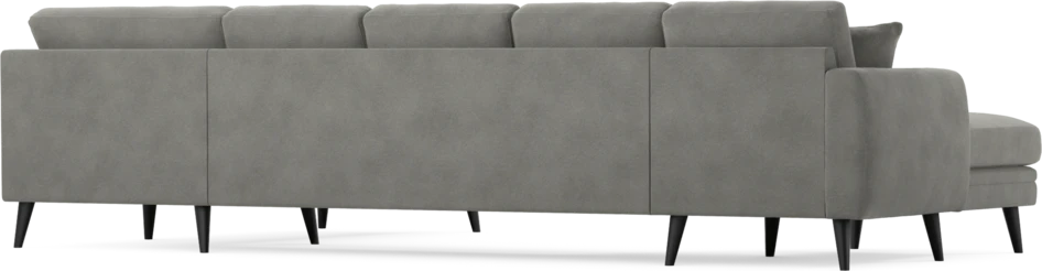 Eden - 3-sits soffa med schäslong vänster och divan höger - Grå
