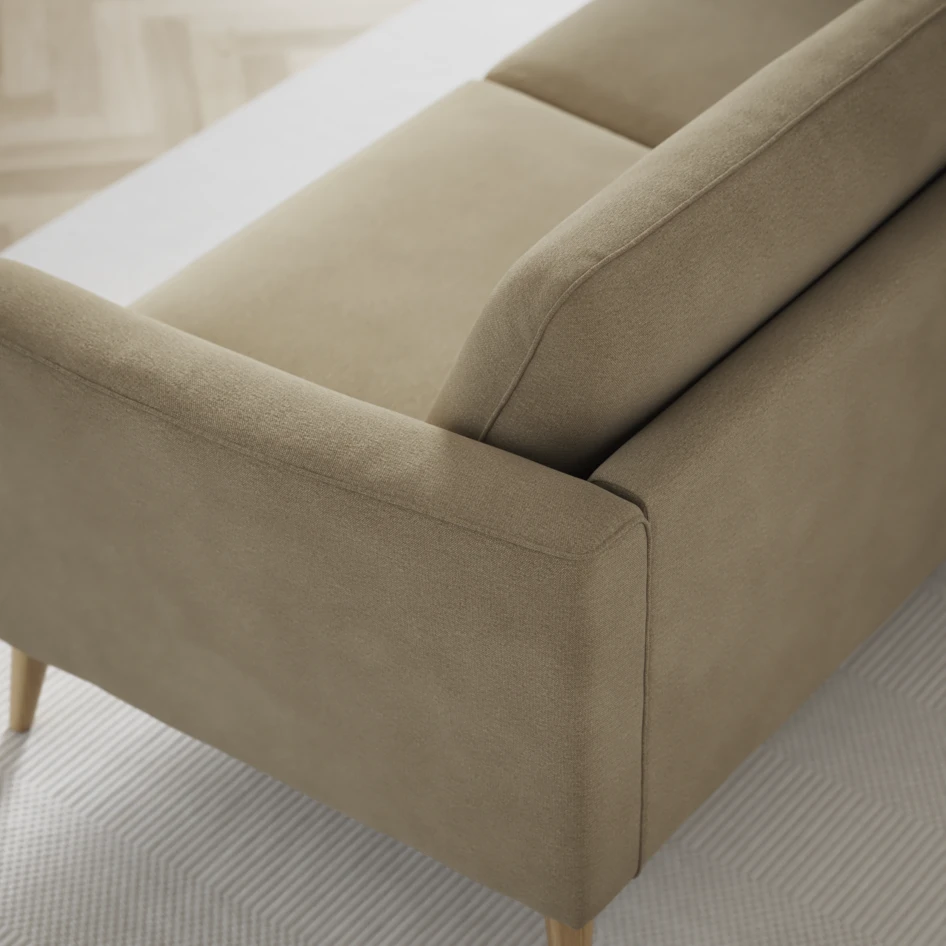 Bridge - 3-sits soffa med schäslong vänster och divan höger - Beige